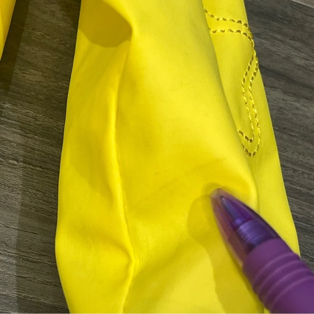 Disney Store Dumbo Yellow And Striped Infant Toddler Rain Coat Size 2T